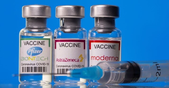 تزریق ترکیبی واکسن‌های فایزر یا استرازنکا با واکسن مودرنا پاسخ ایمنی بهتری تولید کرد