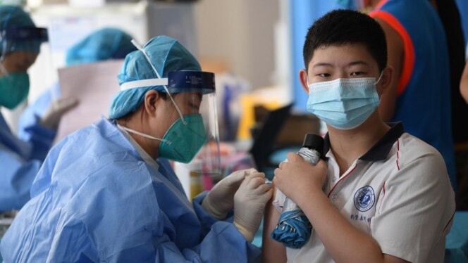 ٪۷۶ جمعیت چین بطورکامل واکسینه شد